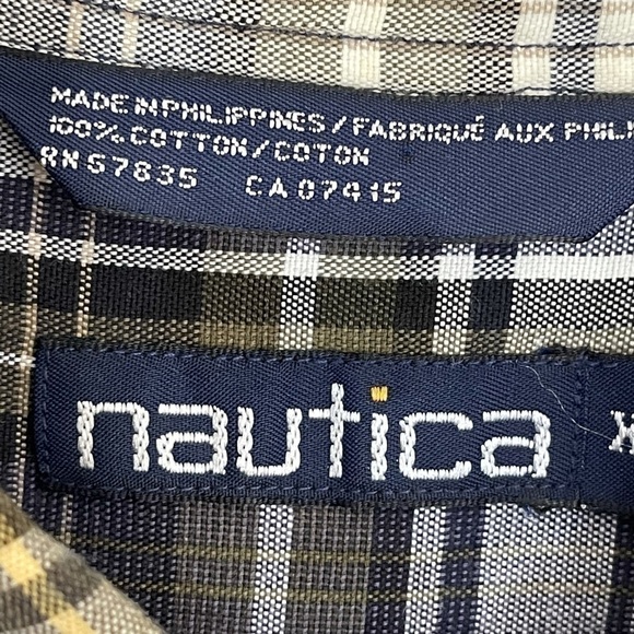 Nautical sz XLmen’s shirt button short sleeve - Picture 6 of 7